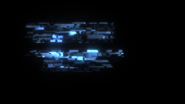 Cool glitch missie Mars tekst animatie achtergrond logo naadloze loop nieuwe universele technologie beweging dynamische geanimeerde achtergrond kleurrijke vrolijke videokwaliteit — Stockvideo