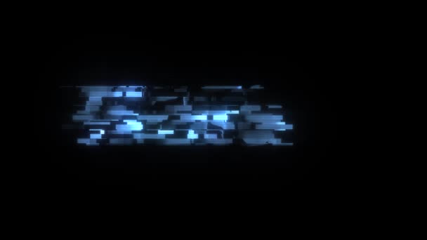Hűvös fénylik repülő szöveg animáció háttér logó varrat nélküli hurok új minőségű univerzális technológia dinamikus, animált háttér színes örömteli mozgóképes — Stock videók