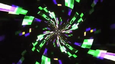 Soyut parlak renkli bloklar mesmeric sonsuz animasyon arka plan yeni kalite evrensel hareket dinamik animasyonlu renkli neşeli dans müzik 4 k stok video görüntüleri yayılan taşıma