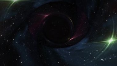 Kara delik yıldız uzay zaman huni çukur sorunsuz döngü animasyon arka planda yeni kalite evrensel bilim serin güzel 4 k stok video görüntüleri çeker