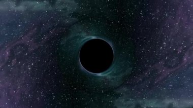 Kara delik Bulutsusu yıldız uzay zaman huni çukur sorunsuz döngü animasyon arka planda de yeni kalite evrensel bilim serin güzel 4 k stok video görüntüleri çeker
