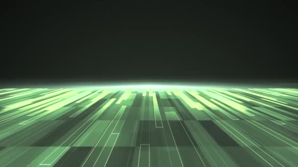 Digital plain cyberspace grid landscape motion graphics animation hintergrund neue qualität techno style cool schön schön 4k stock videomaterial — Stockvideo