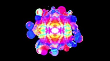 renkli gökkuşağı sıçramak leke Yayilim çalkantılı hareket soyut resim animasyon arka plan yeni benzersiz kalite sanat şık neşeli serin güzel hareket dinamik güzel 4k stok video görüntüleri