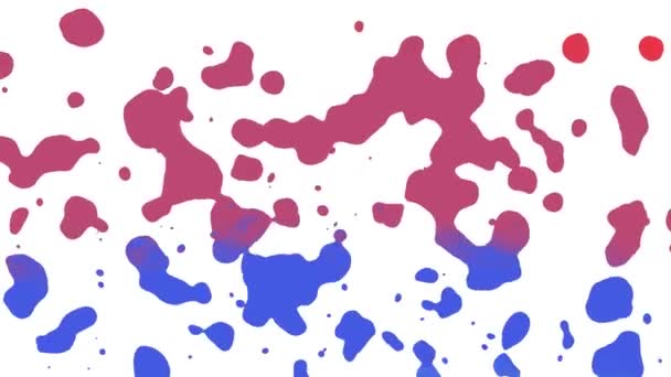 Rainbow färgglad färg faller rörliga abstrakt målning animation bakgrund nya unika kvalitet konst eleganta glada cool trevlig motion dynamisk vacker 4k video arkivfilmer — Stockvideo