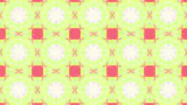 Caleidoscopio ornamental movimiento arco iris forma patrón animación fondo lazo sin costuras Nueva calidad retro vintage vacaciones forma colorido movimiento universal dinámico animado alegre música vídeo — Vídeo de stock