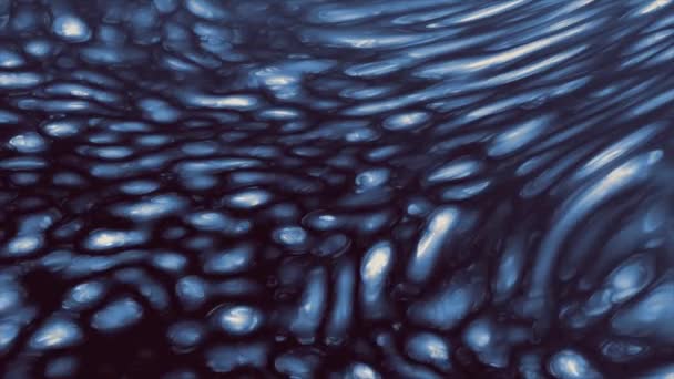 Organique extraterrestre surface de l'eau sans couture boucle arrière-plan animation nouvelle qualité unique fiction art élégant coloré joyeux cool beau mouvement dynamique beau stock vidéo — Video
