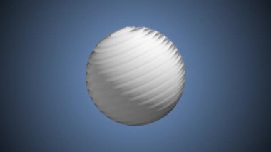 Beyaz boşluk sorunsuz döngü arka plan animasyon yeni kalite yeni kalite endüstriyel techno inşaat fütüristik serin güzel neşeli video görüntüleri içinde dönen topu yivli