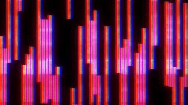 hızlı kırmızı aksaklık blok logo animasyon yeni kalite dijital seğirme teknoloji renkli video görüntüleri için arka plan ekran