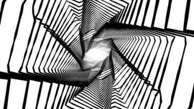 Uçuş 3D web net Çokgen soyut tünel çizim hareket grafik animasyon arka plan yeni kalite Vintage tarzı güzel güzel 4k video görüntüleri