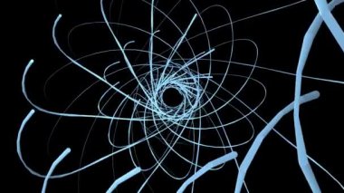 Uçuş 3D web net Çokgen soyut tünel çizim hareket grafik animasyon arka plan yeni kalite Vintage tarzı güzel güzel 4k video görüntüleri