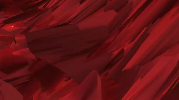 Destrozado poligonal ondeando watwe superficie abstracto flujo sin costura bucle animación fondo nueva calidad dinámico arte movimiento colorido fresco bonito hermoso vídeo 4k material artístico — Vídeos de Stock