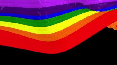 animasyon arka plan akış dinamik döngü hat güzel hareket kalite güzel kumaş narin parlak renkli sanat serin Cool stok film yeni