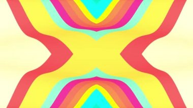 süs kaleydoskop sallayarak şekil desen animasyon arka plan dikişsiz döngü Yeni kalite retro vintage tatil şekli renkli evrensel hareket dinamik animasyonlu neşeli müzik video görüntüleri