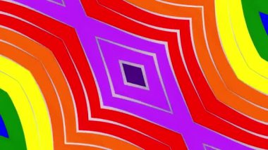 süs kaleydoskop sallayarak şekil desen animasyon arka plan dikişsiz döngü Yeni kalite retro vintage tatil şekli renkli evrensel hareket dinamik animasyonlu neşeli müzik video görüntüleri