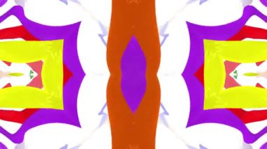 süs kaleydoskop sallayarak şekil desen animasyon arka plan dikişsiz döngü Yeni kalite retro vintage tatil şekli renkli evrensel hareket dinamik animasyonlu neşeli müzik video görüntüleri