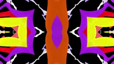 süs kaleydoskop sallayarak şekil desen animasyon arka plan dikişsiz döngü Yeni kalite retro vintage tatil şekli renkli evrensel hareket dinamik animasyonlu neşeli müzik video görüntüleri