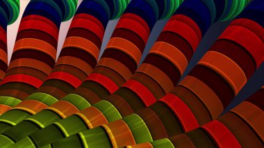 renkli borular borular illüstrasyon arka plan yeni kalite sanat renkli serin güzel güzel 3d render 4k sanatsal stok görüntü