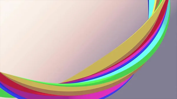 Colores suaves 3D renderizado curvo malvavisco caramelo forma abstracta ilustración fondo nueva calidad universal colorido alegre 4k stock image — Foto de Stock