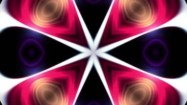 Decoratieve lichtstralen Caleidoscoop psychedelische patroon illustratie achtergrond nieuwe vakantie native kleurrijke universele oyful muziek stockafbeelding — Stockfoto