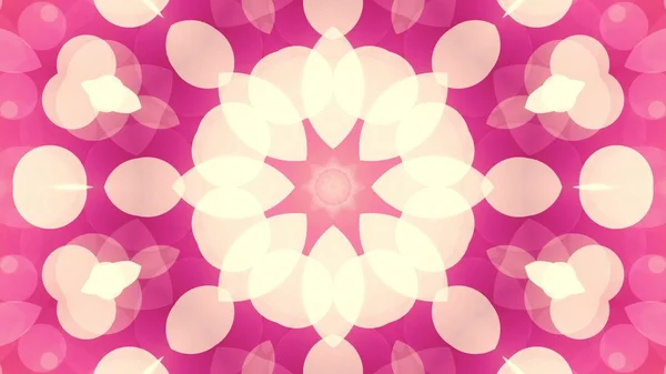 Ornamental geometric kaleidoscope flower pattern illustration background New holiday shape colorful universal joyful music video stock image — Stock Photo, Image
