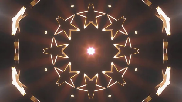 Συμμετρικό λαμπερό αστέρι εικονογράφηση νέα αργία πολύχρωμα καθολική χαρούμενη μουσική απόθεμα εικόνα — Φωτογραφία Αρχείου