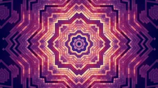 Měkké bouřlivé okrasné světlo kaleidoskop etnické kmenové psychedelické vzory ilustrace pozadí nová kvalita retro ročník dovolená nativní univerzální c cool pěkná radostná hudba obraz — Stock fotografie