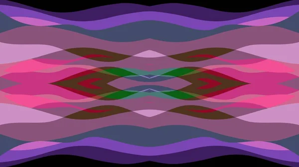 Декоративні симетричні м'які кольорові хвилі форми візерунка ілюстрація фону Нова якість свята барвисте універсальне радісне стокове зображення — стокове фото