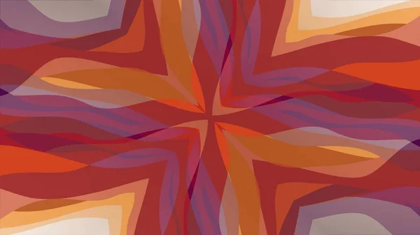 Decoratieve symmetrische zachte kleur golven vorm patroon illustratie achtergrond nieuwe kwaliteit vakantie kleurrijke universele vreugdevolle stockafbeelding — Stockfoto