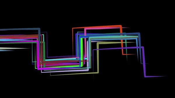 Warna pelangi abstrak garis-garis elegan garis-garis indah band latar belakang ilustrasi baru universal penuh warna gambar stok — Stok Foto