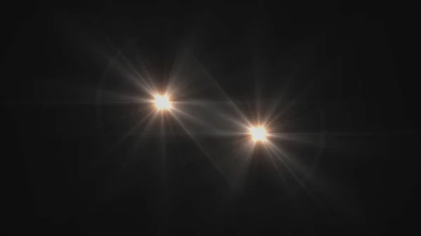 Lichter optische Linse Stern Fackeln für Logo Illustration glänzenden Hintergrund neue Qualität natürliches Licht Lampe Strahlen Effekt bunt hell Stock Bild — Stockfoto