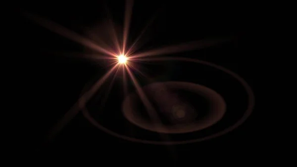 Luzes lente óptica estrela chamas para logotipo ilustração brilhante fundo nova qualidade natural iluminação lâmpada raios efeito colorido brilhante estoque imagem — Fotografia de Stock