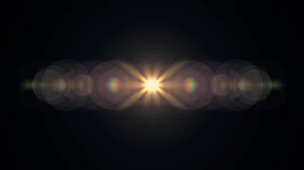 Flitslichten optische lens fakkels glanzende illustratie Art achtergrond nieuwe natuurlijke licht lamp stralen effect kleurrijke heldere stockafbeelding — Stockfoto