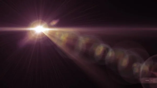 플래시 라이트 광학 렌즈 플레어 빛나는 일러스트 아트 배경 새로운 자연 조명 램프 광선 효과 화려한 밝은 스톡 이미지 — 스톡 사진