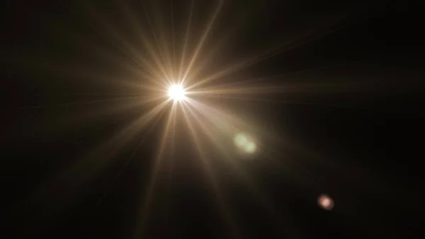 灯为标志光学镜头明星耀斑闪亮插图背景新品质自然光灯射线效果动态多彩明亮的股票图像 — 图库照片