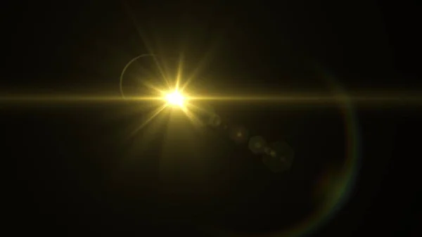 Світло для логотипу оптична лінза зірка спалахує блискучий ілюстраційний фон нової якості природного освітлення лампи промені ефект динамічний барвистий яскравий стокове зображення — стокове фото