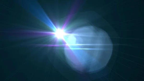 Verlichting voor logo optische lens Star fakkels glanzende illustratie achtergrond nieuwe kwaliteit natuurlijke verlichting lamp stralen effect dynamische kleurrijke heldere stockafbeelding — Stockfoto