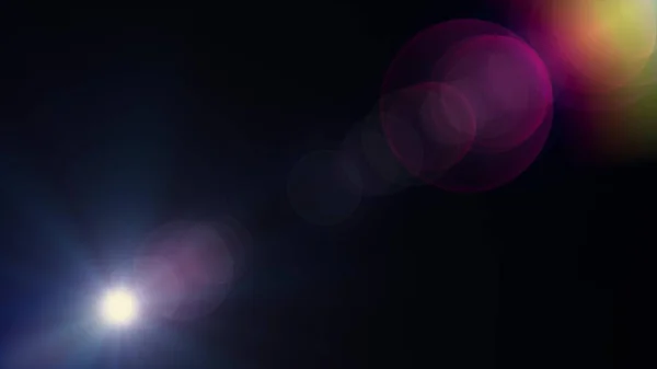 Luces lente óptica bengalas brillante bokeh ilustración arte fondo nueva iluminación natural lámpara rayos efecto colorido brillante stock image — Foto de Stock