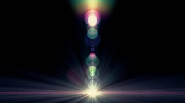 Luzes lente óptica chama bokeh brilhante ilustração arte fundo novo natural iluminação lâmpada raios efeito colorido brilhante estoque imagem — Fotografia de Stock