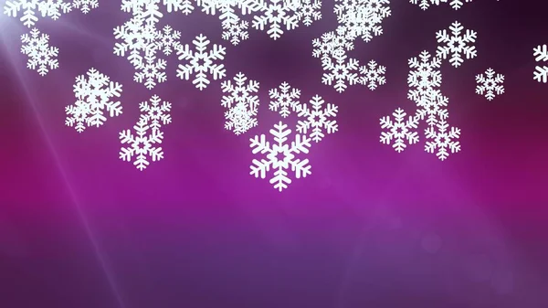 Fond d'illustration flocon de neige aléatoire Nouvelle forme de qualité universelle coloré joyeux vacances image stock — Photo