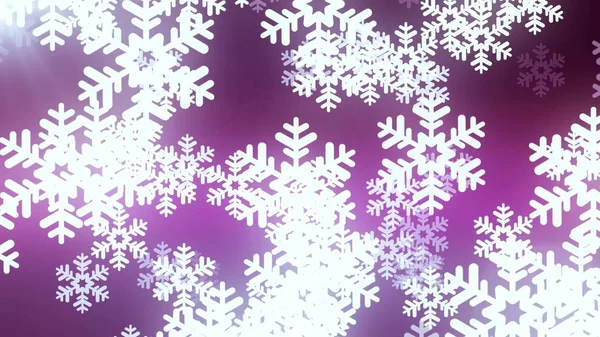 ランダム雪片イラスト背景 新品質形状 ユニバーサル カラフル楽しい休日ストック画像 — ストック写真