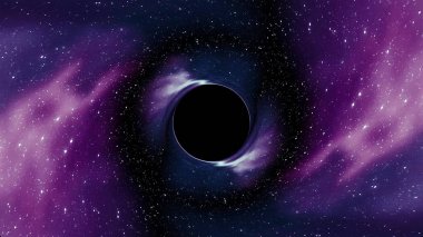 Kara delik yıldız uzay zaman huni çukur illüstrasyon çizim arka plan yeni kalite evrensel bilim serin güzel 4k stok görüntü çeker
