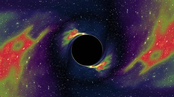 Svart hål drar i Star Space tid tratt grop illustration bakgrund ny kvalitet Universal Science cool Nice 4K stock bild — Stockfoto
