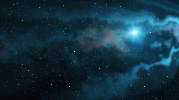 Estrella grande solitaria brillo en estrellas de nebulosa suave cielo nocturno ilustración fondo nueva calidad naturaleza escénico fresco colorido luz stock imagen —  Fotos de Stock