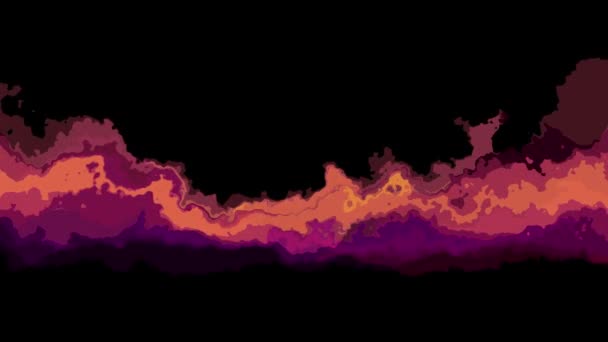 Цифровий турбулентний абстрактний фон ілюстрації сплеск фарби нова унікальна якість мистецтва стильне барвисте радісне холодне красиве стокове зображення — стокове відео