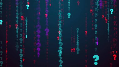 Şenlikli soru işaretleri sembol yağmur tv ekran Yağmur illüstrasyon arka plan yeni kalite şekli evrensel glamour renkli neşeli tatil müzik stok görüntü