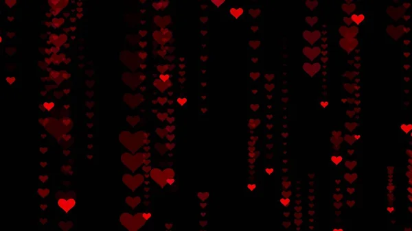 Símbolo de corazón festivo Lluvia ilustración fondo nueva calidad forma glamour universal colorido alegre fiesta música stock imagen — Foto de Stock
