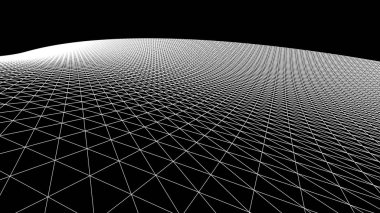 retro siber uzay ızgara net poligonal tel örgü manzara çizim grafik illüstrasyon arka plan yeni kalite vintage tarzı serin güzel güzel 4k stok görüntü