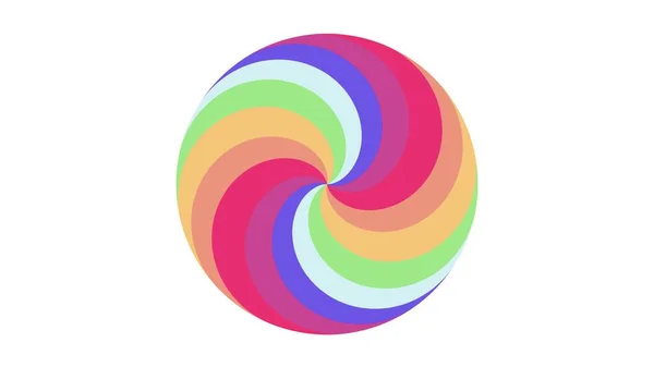 Spirale forme arc-en-ciel couleurs illustration fond nouvelle qualité universel coloré joyeux cool belle image stock — Photo