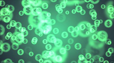 parlak dolar işareti rasgele float illüstrasyon arka plan yeni kalite finans neşeli stok görüntü