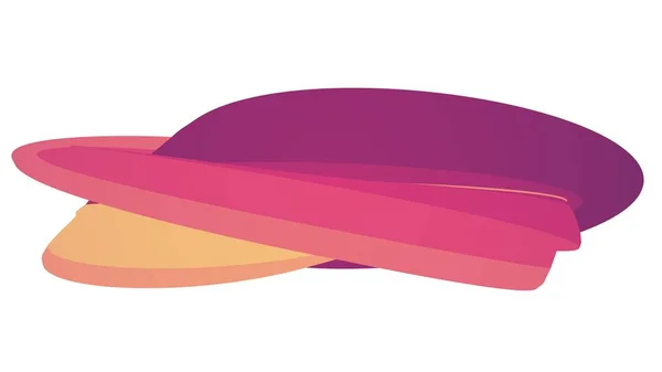 Zachte kleuren gebogen donut Candy abstracte vorm illustratie achtergrond nieuwe kwaliteit universele kleurrijke vreugdevolle stockafbeelding — Stockfoto